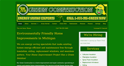 Desktop Screenshot of msgreenconstruction.com